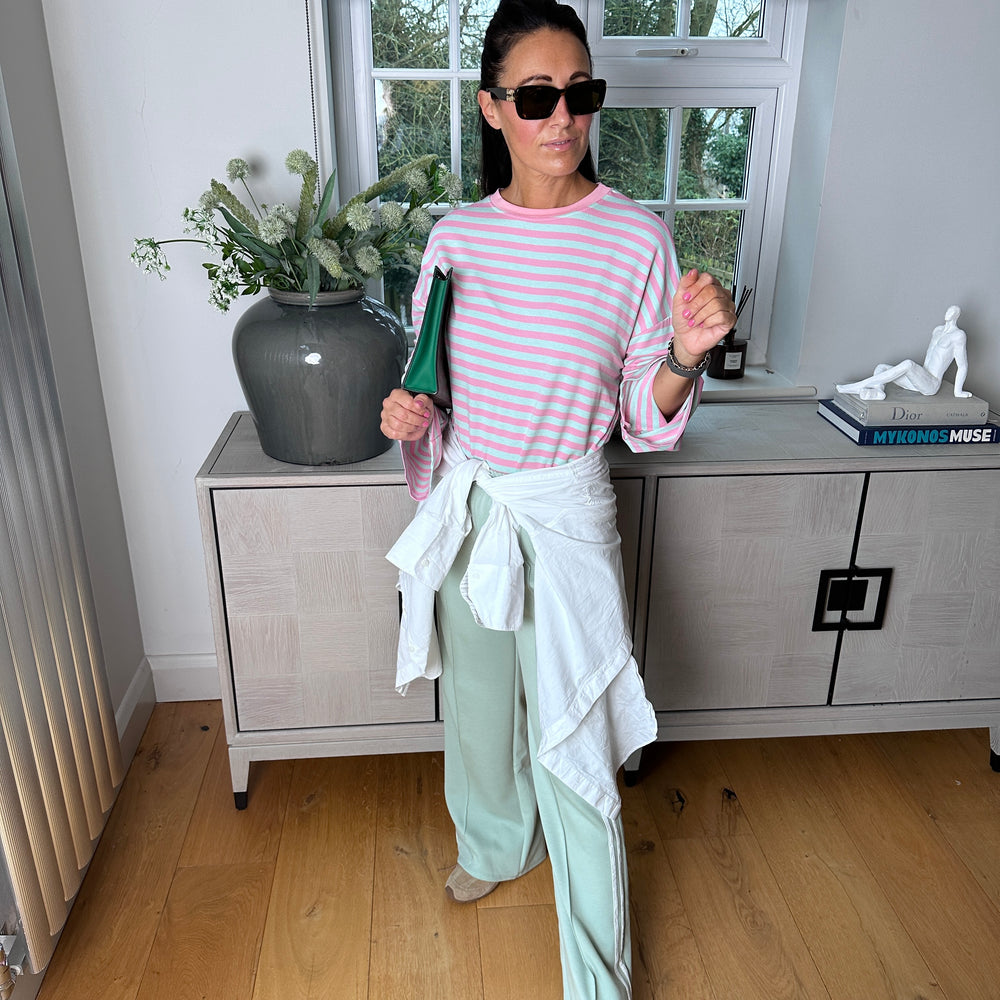 Dorris Stripe Slub Top