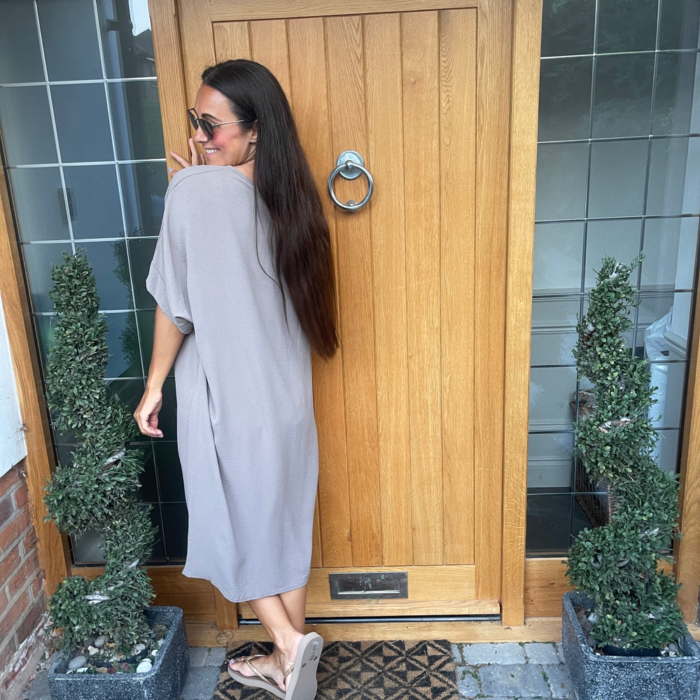 Tiffany Maxi Knot Dress - Blush Boutique Essex