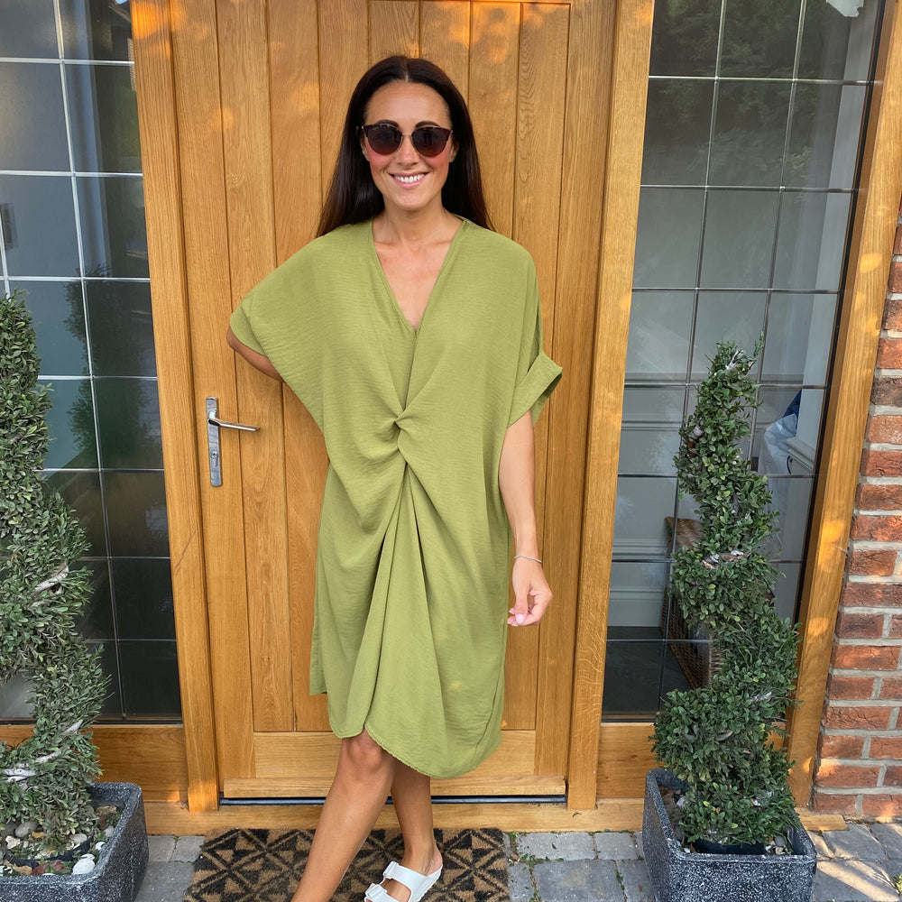 Tiffany Maxi Knot Dress - Blush Boutique Essex