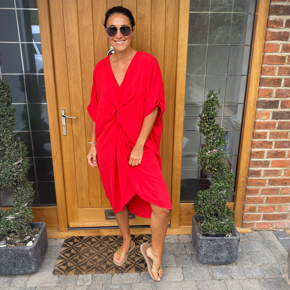 Tiffany Maxi Knot Dress - Blush Boutique Essex