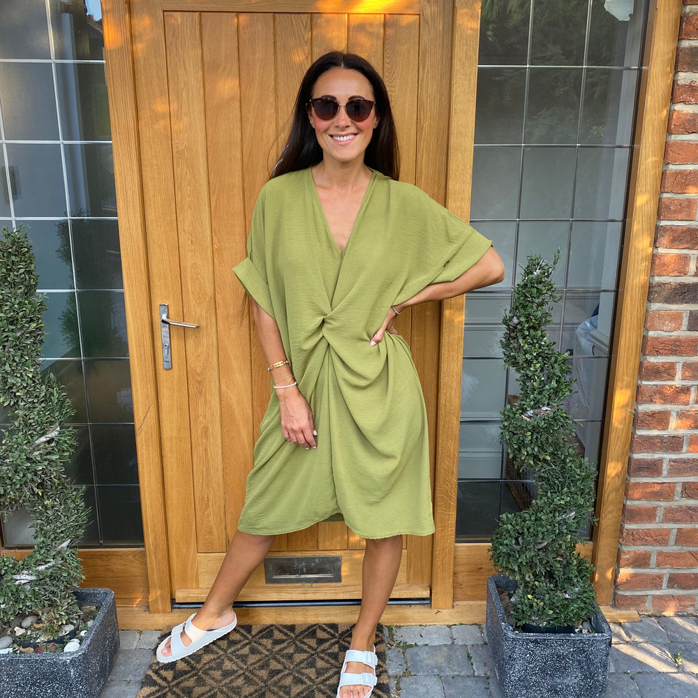 Tiffany Maxi Knot Dress - Blush Boutique Essex