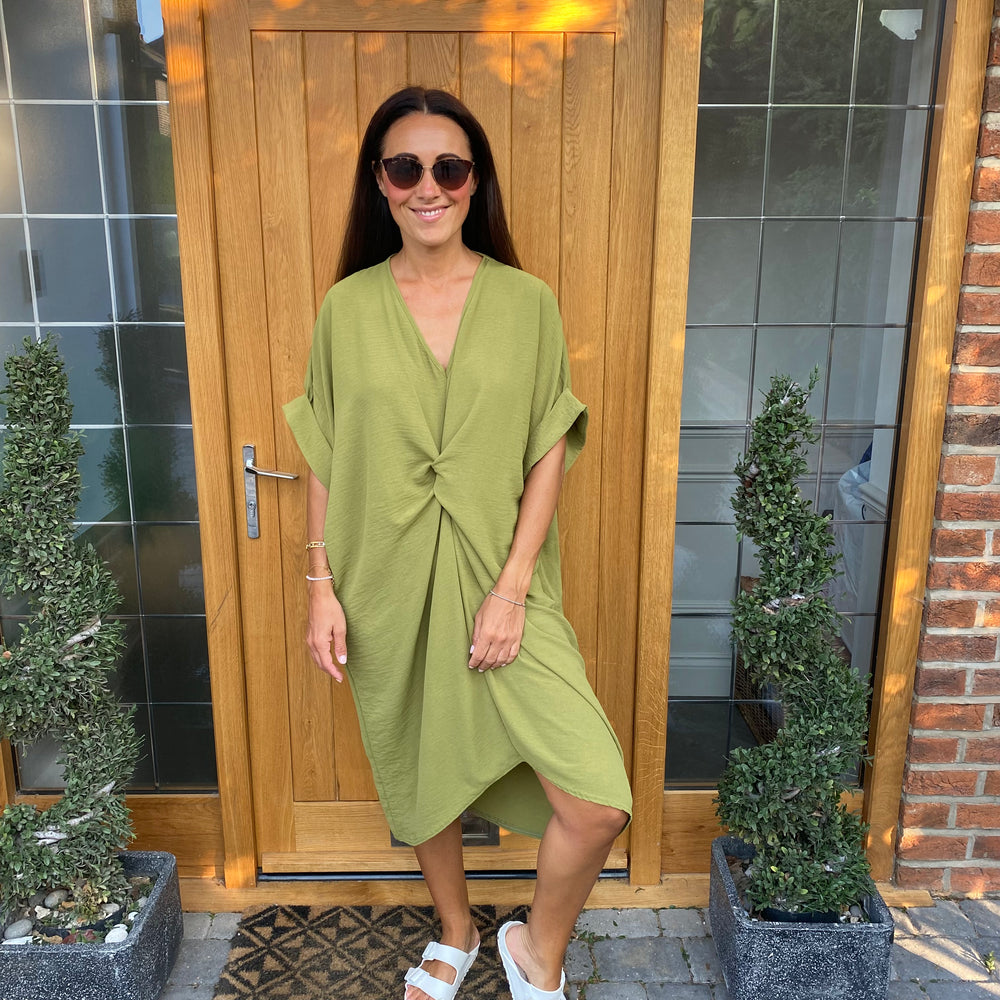 Tiffany Maxi Knot Dress - Blush Boutique Essex