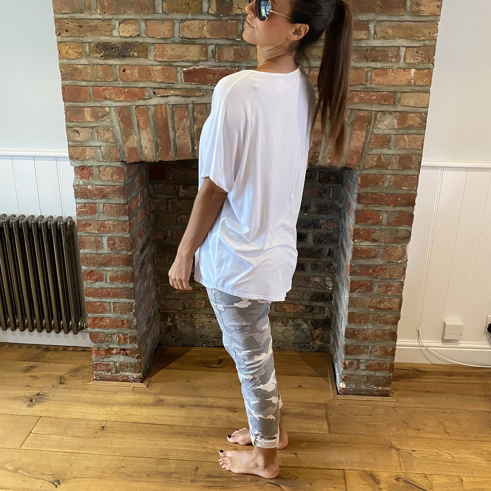 Carli Camo Magic Trousers - Blush Boutique Essex