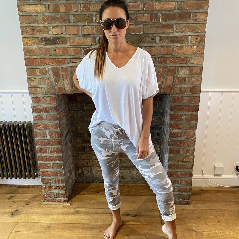 Carli Camo Magic Trousers - Blush Boutique Essex