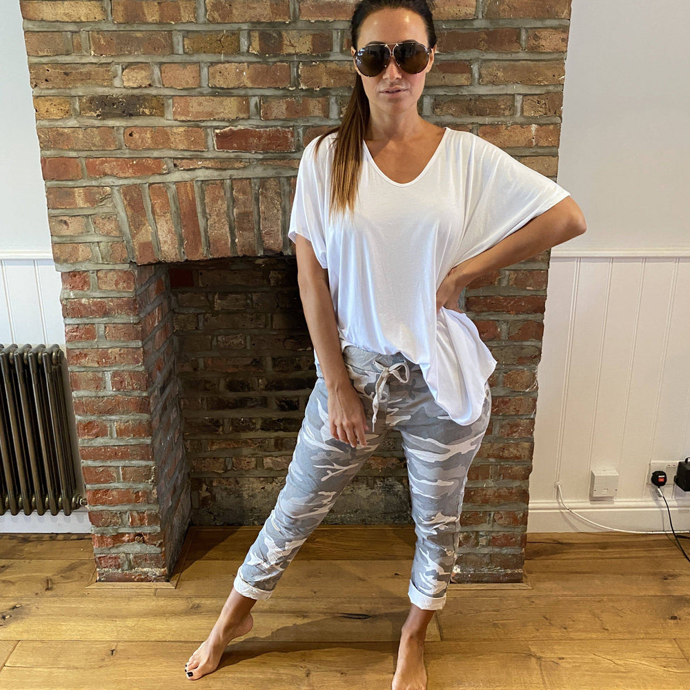 Carli Camo Magic Trousers - Blush Boutique Essex