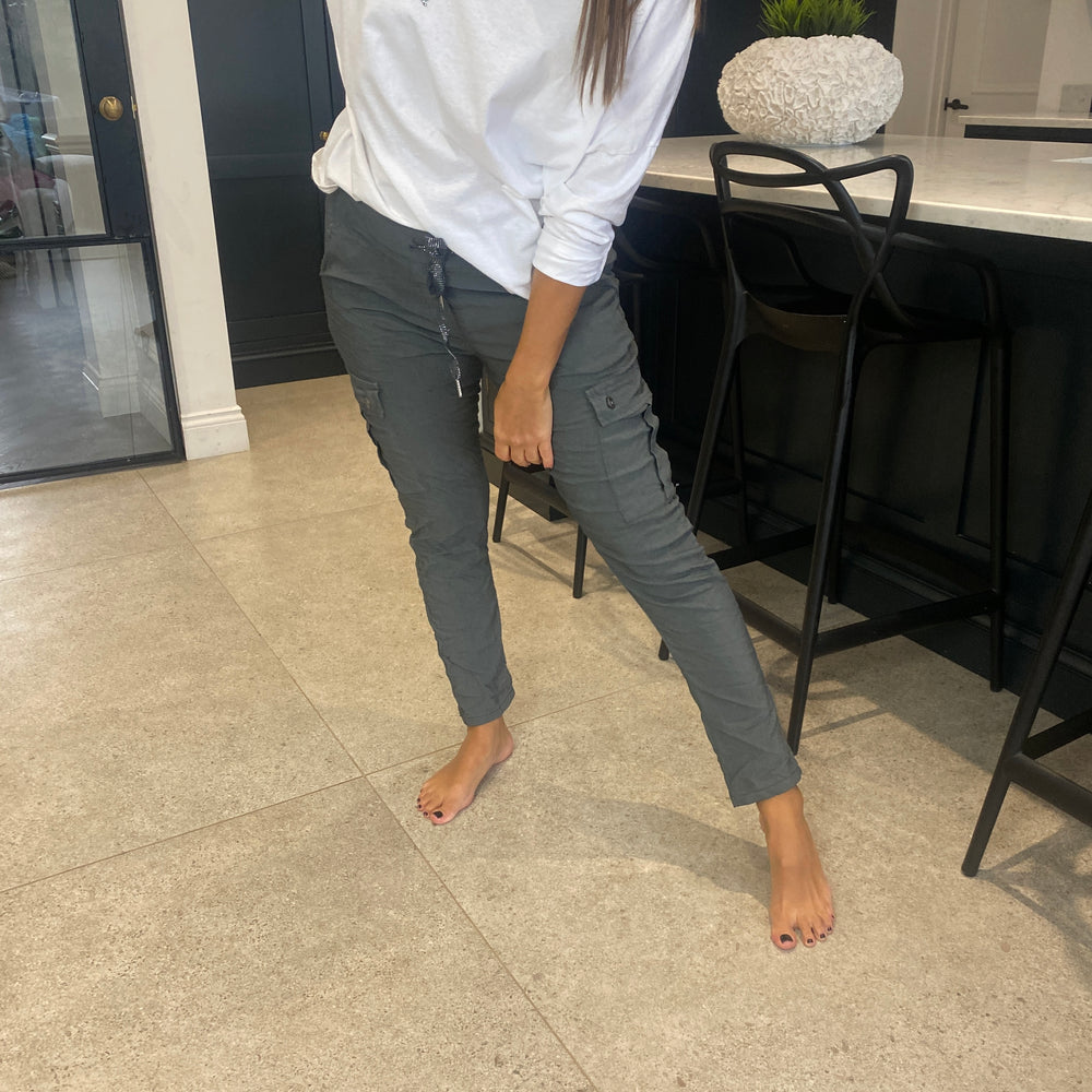 Carli Cargo Magic Trousers - Blush Boutique Essex