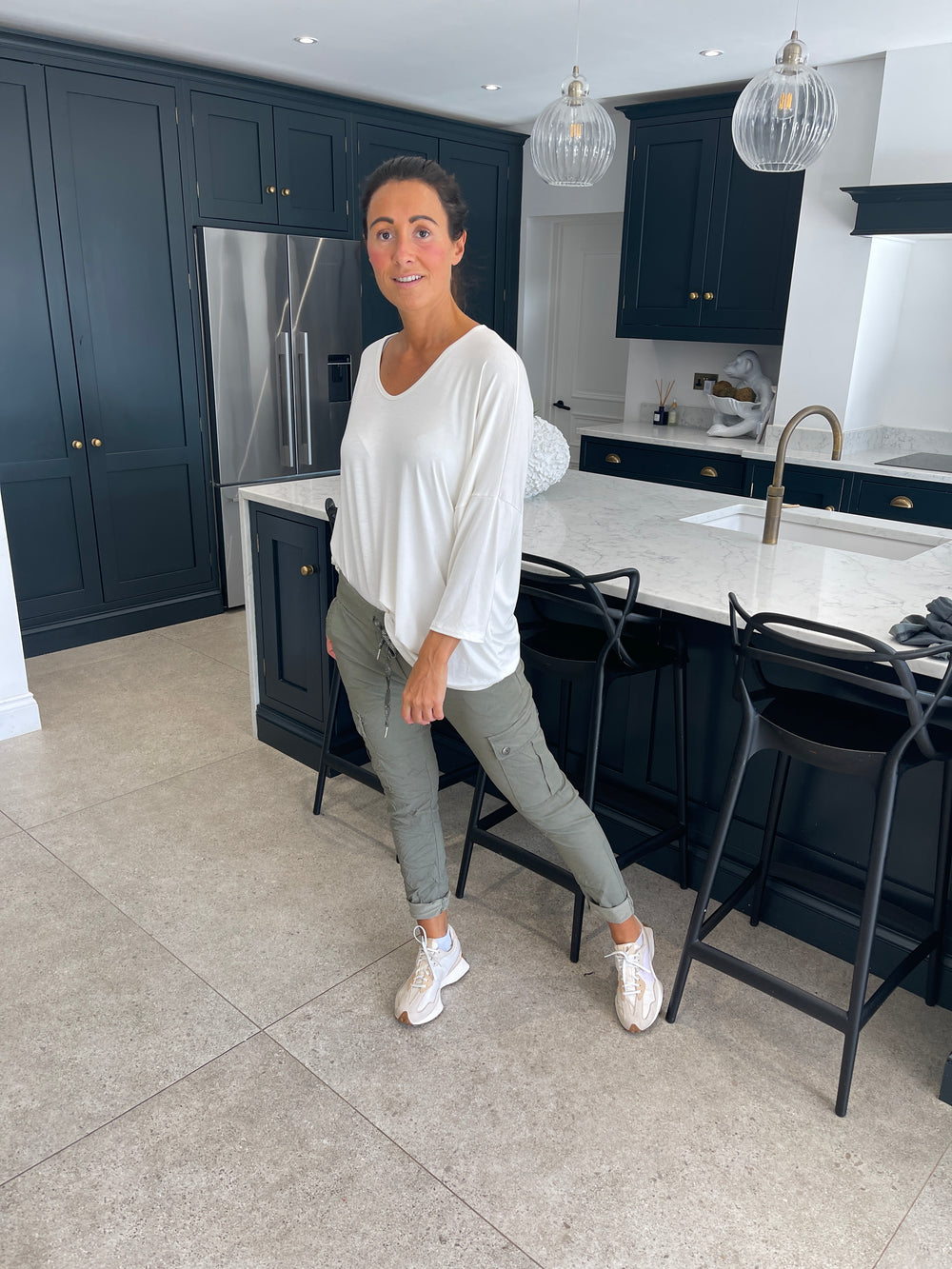 Carli Cargo Magic Trousers - Blush Boutique Essex