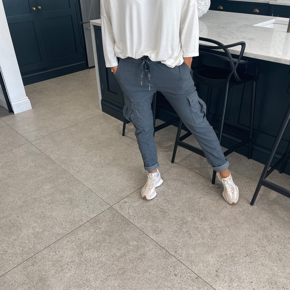 Carli Cargo Magic Trousers - Blush Boutique Essex