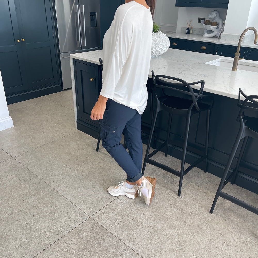 Carli Cargo Magic Trousers - Blush Boutique Essex