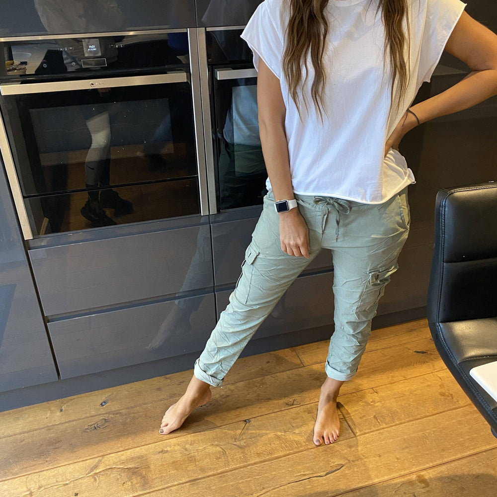 Carli Cargo Magic Trousers - Blush Boutique Essex