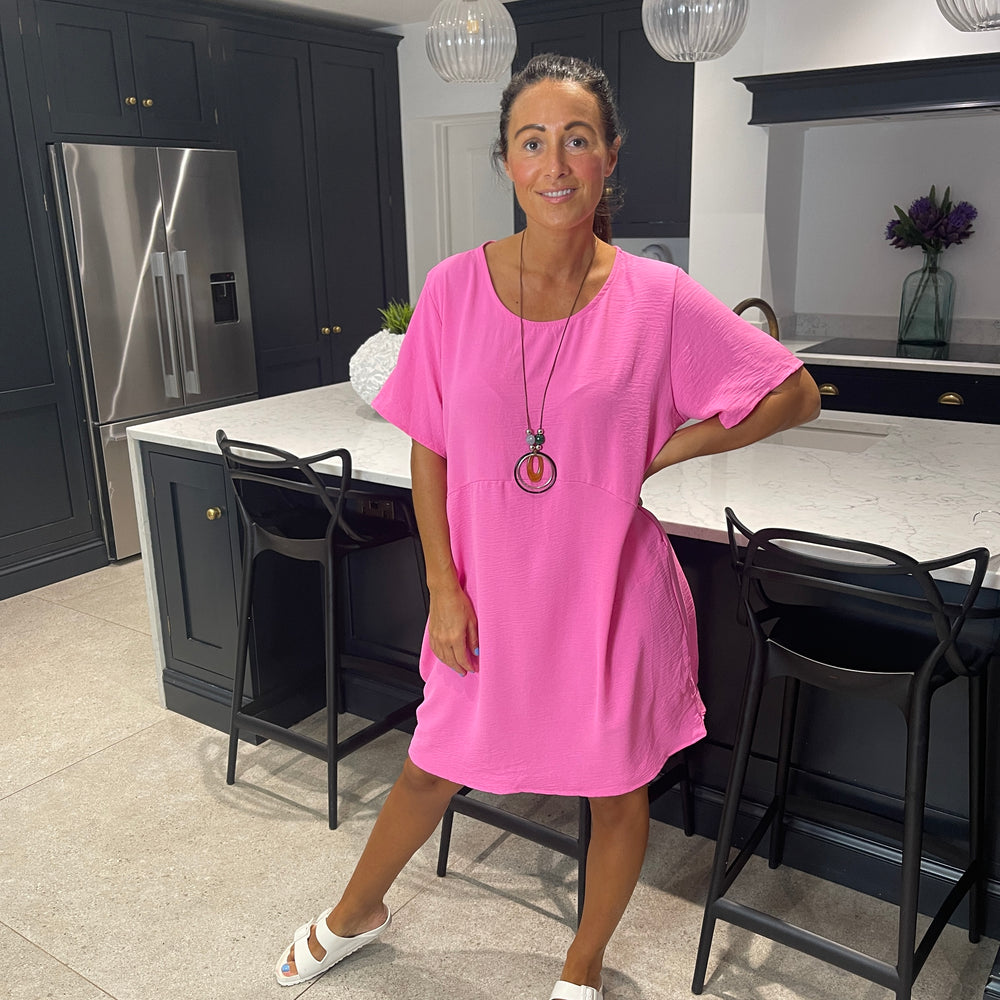 Bianca Necklace Dress - Blush Boutique Essex