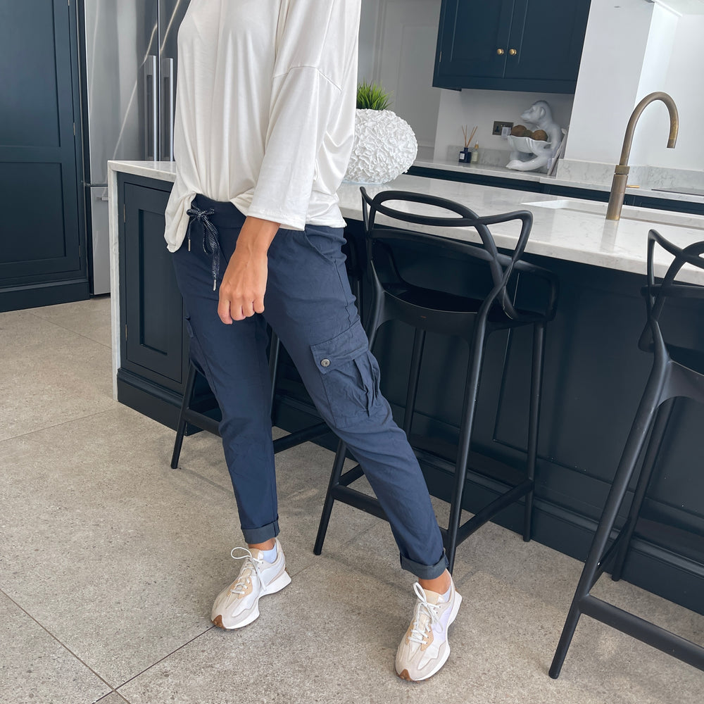 Carli Cargo Magic Trousers - Blush Boutique Essex