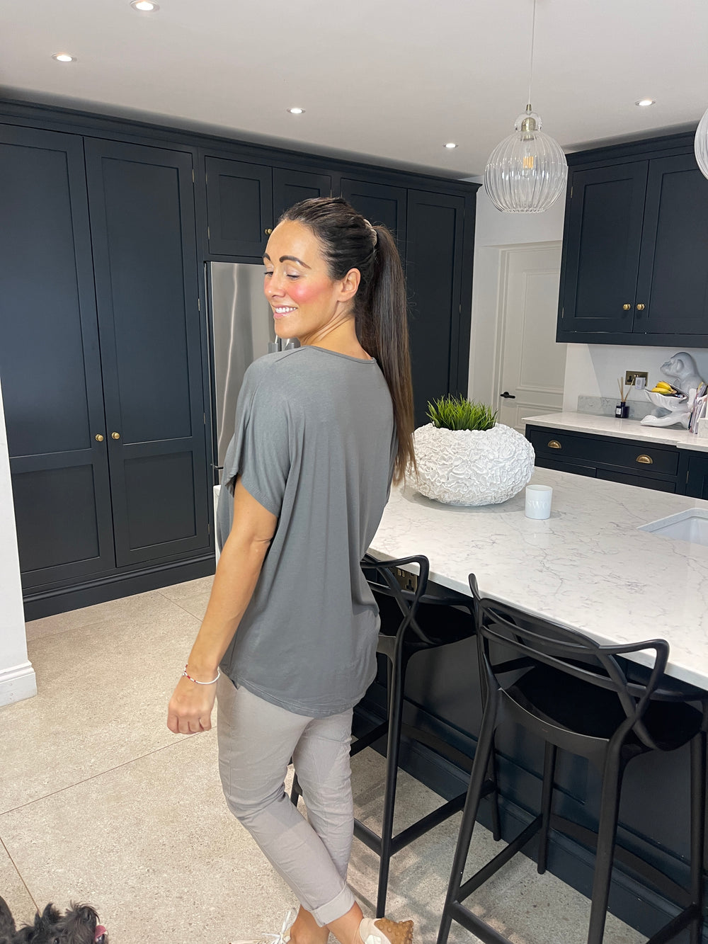 Jamie Jersey T Shirt - Blush Boutique Essex