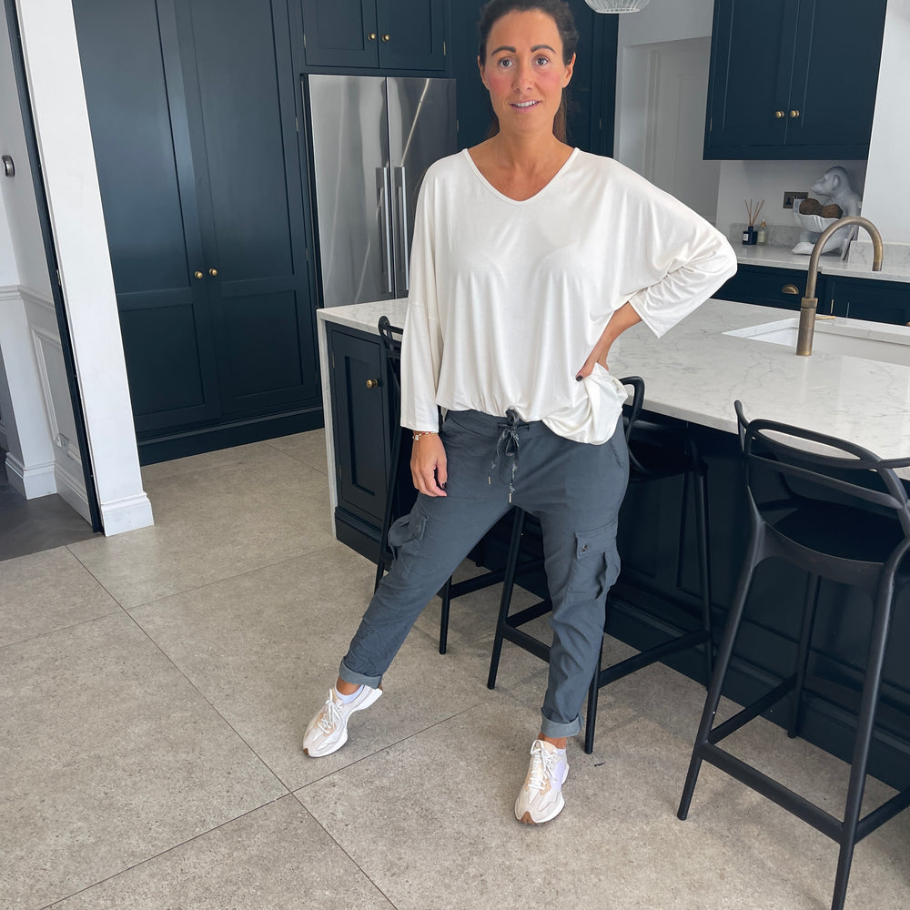 Carli Cargo Magic Trousers - Blush Boutique Essex