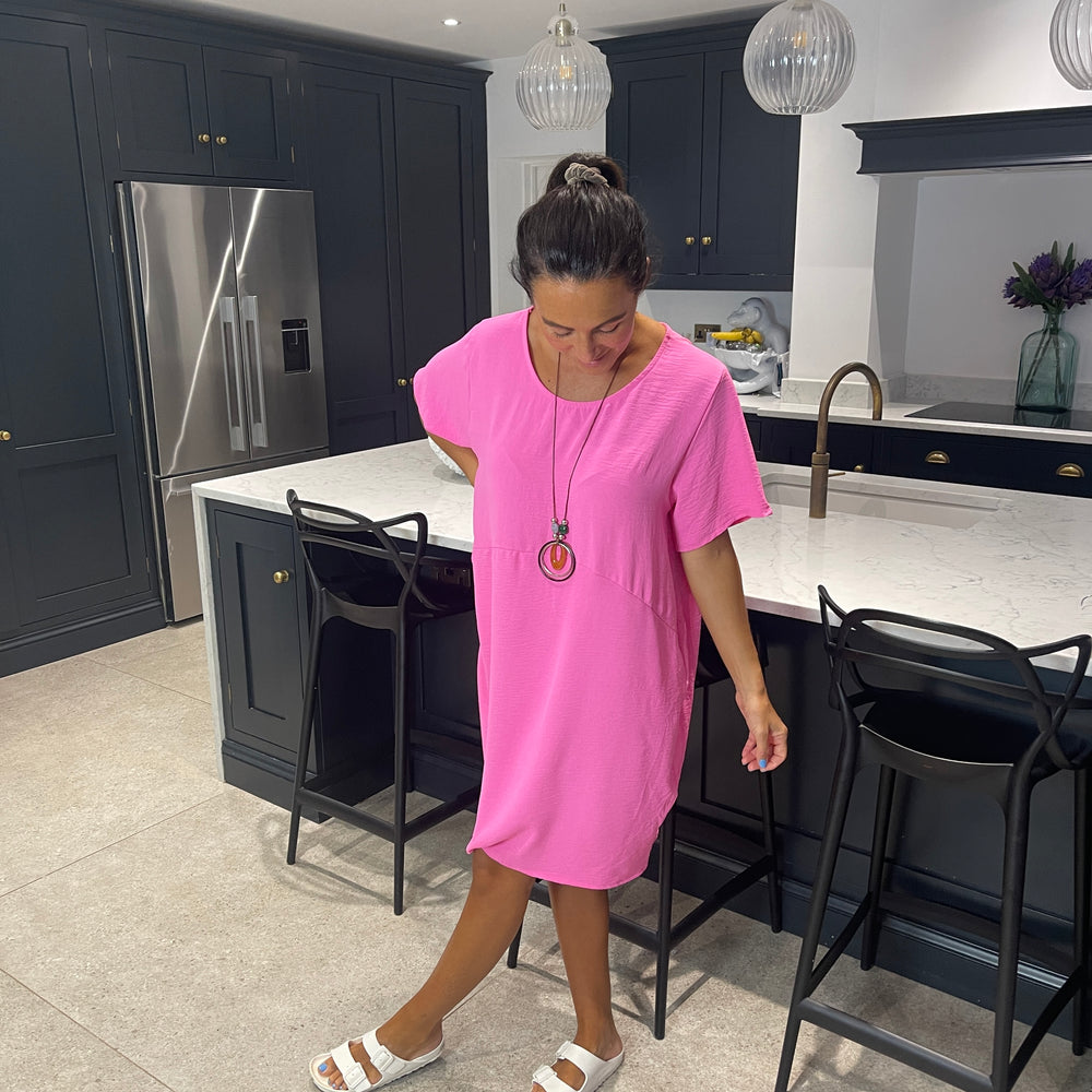 Bianca Necklace Dress - Blush Boutique Essex