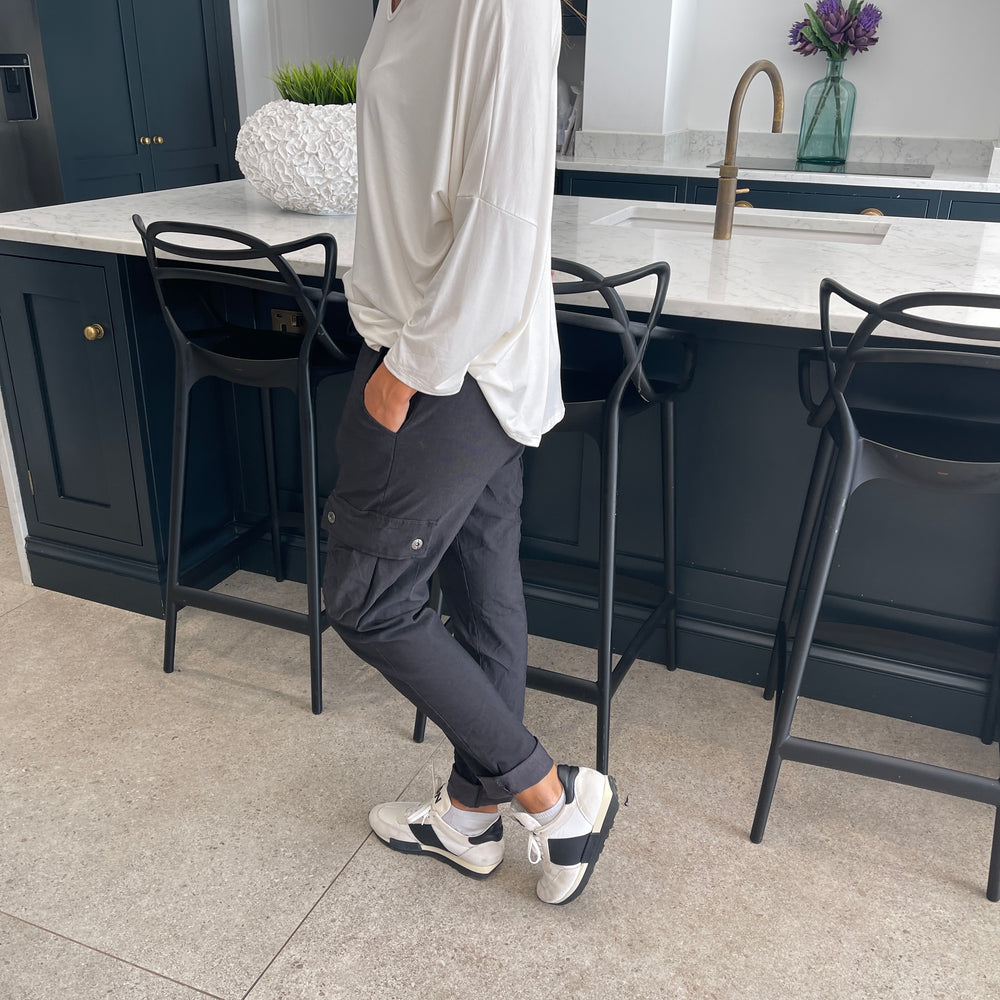 Carli Cargo Magic Trousers - Blush Boutique Essex