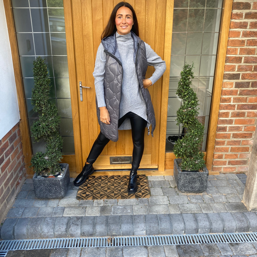 Love Quilted Body Warmer - Blush Boutique Essex
