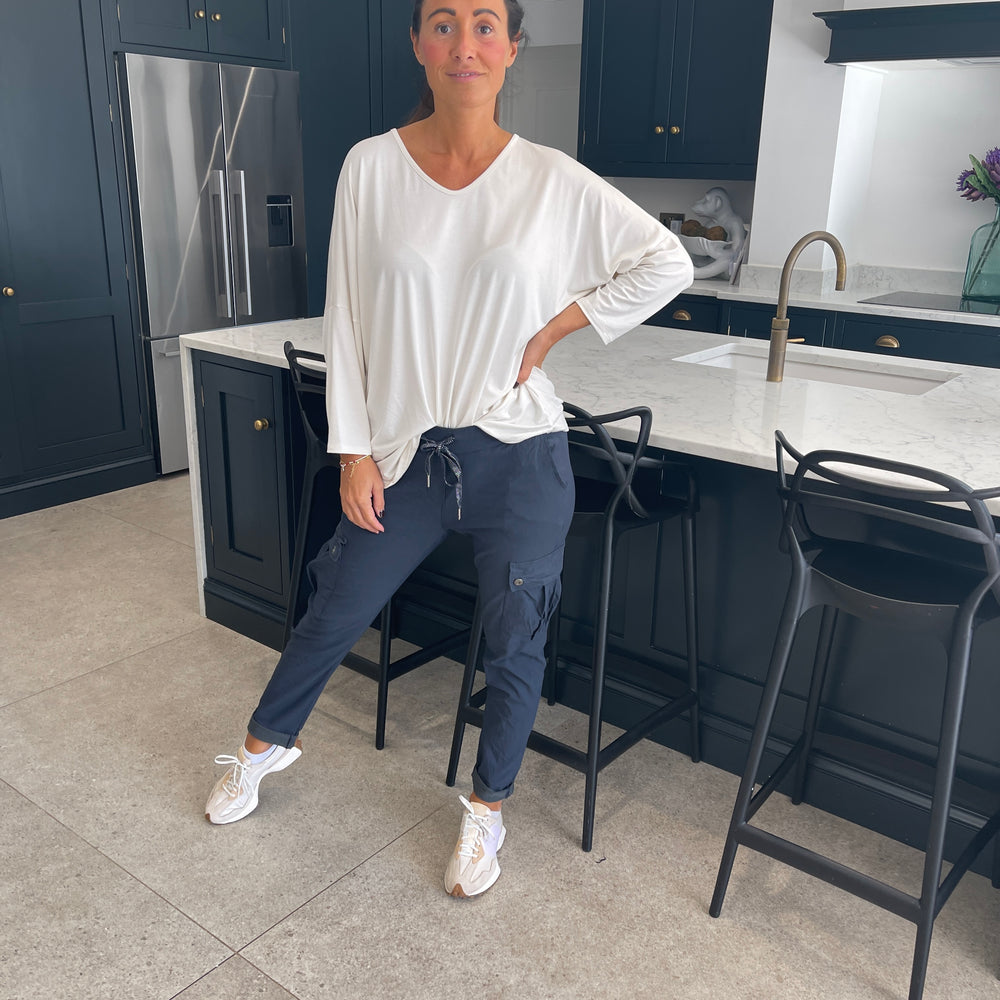 Carli Cargo Magic Trousers - Blush Boutique Essex