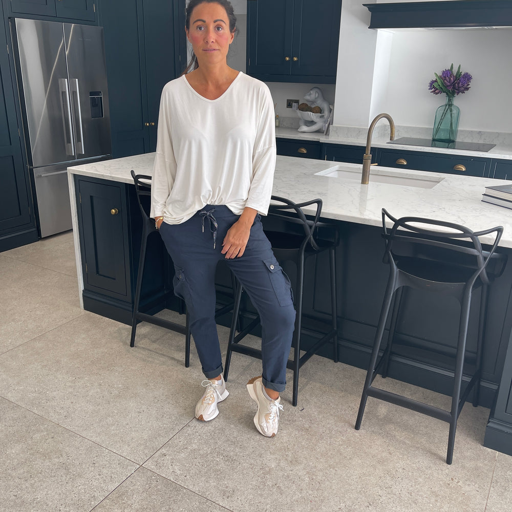 Carli Cargo Magic Trousers - Blush Boutique Essex