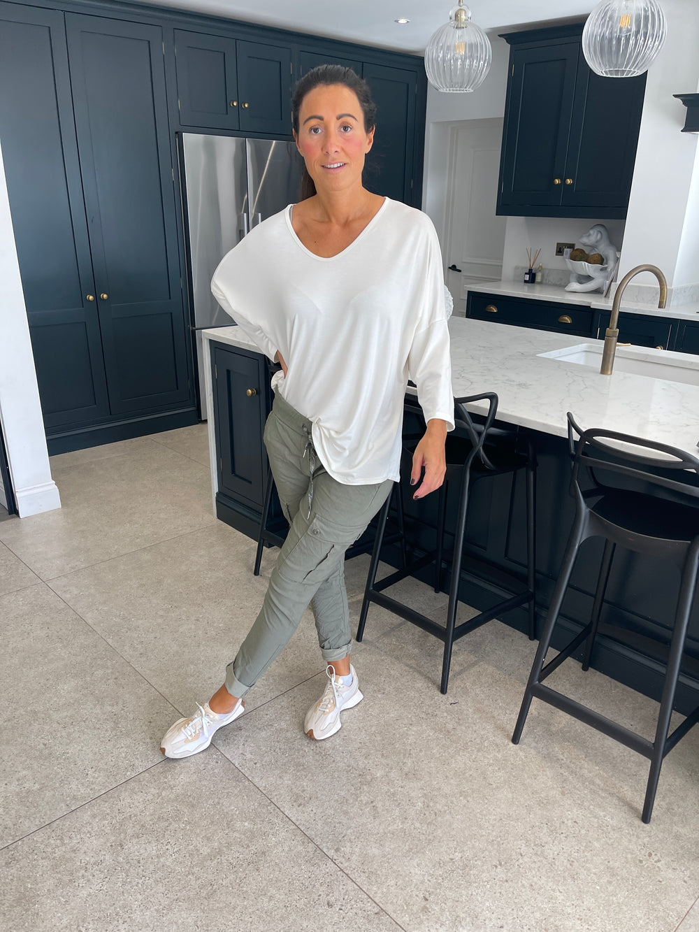 Carli Cargo Magic Trousers - Blush Boutique Essex