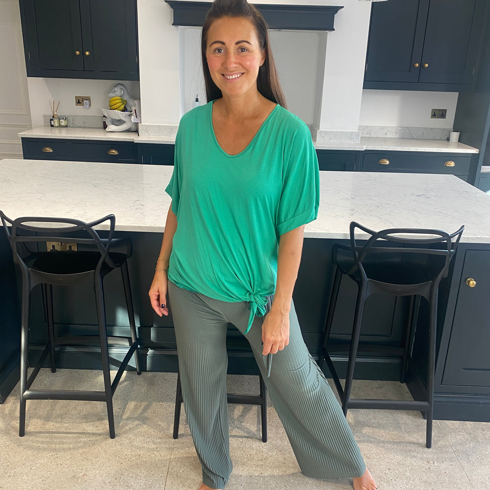 Tammy Pleated Trousers - Blush Boutique Essex