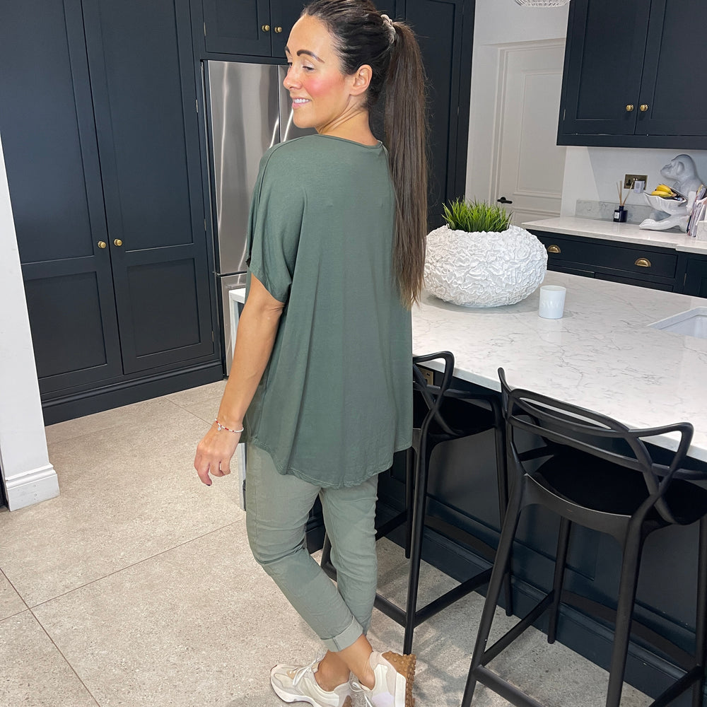 Jamie Jersey T Shirt - Blush Boutique Essex