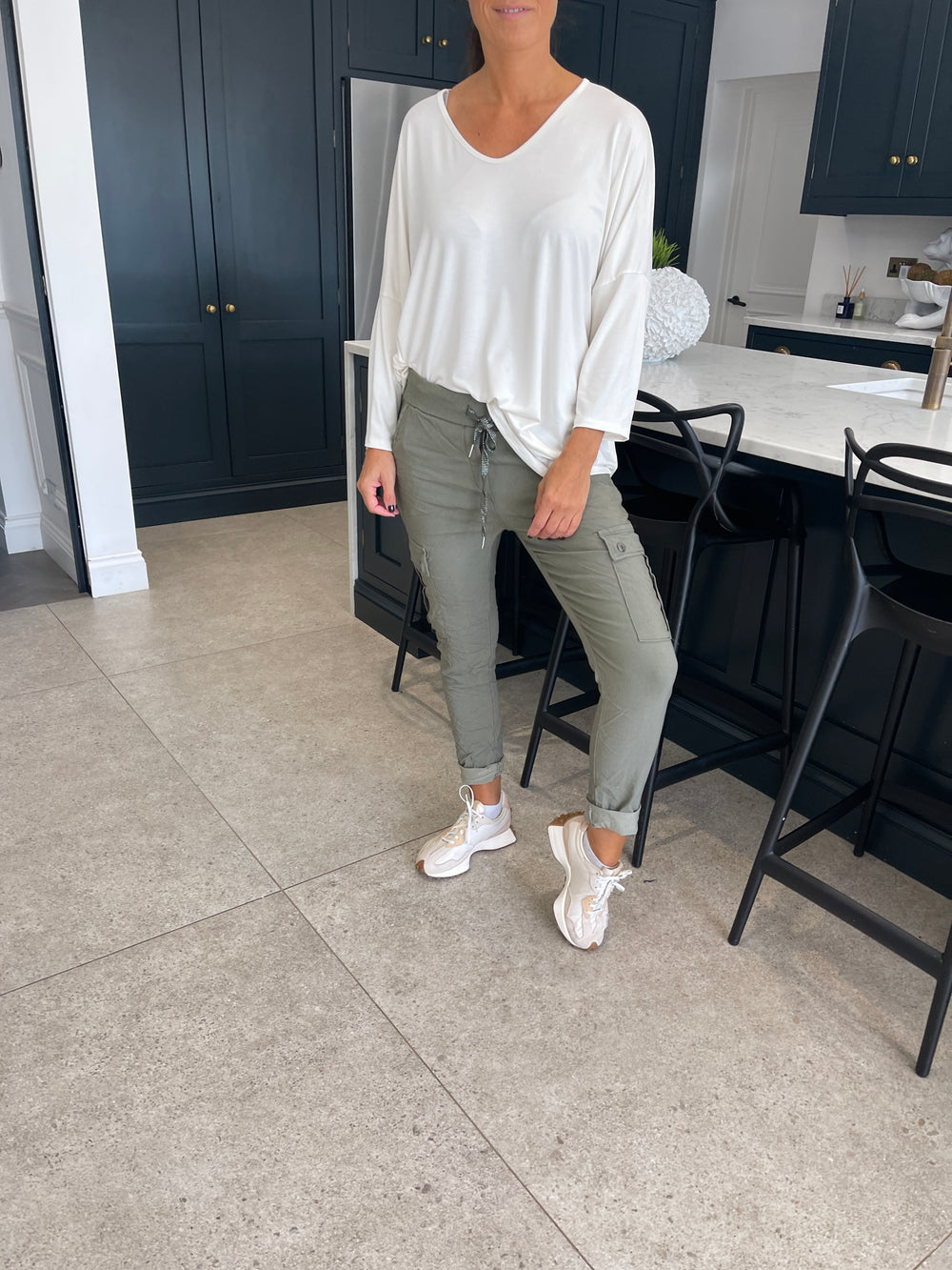 Carli Cargo Magic Trousers - Blush Boutique Essex