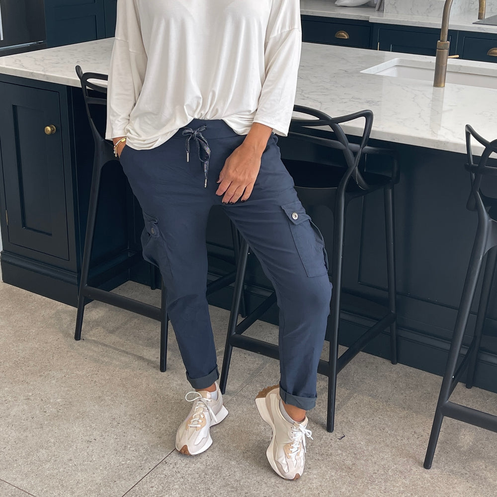 Carli Cargo Magic Trousers - Blush Boutique Essex
