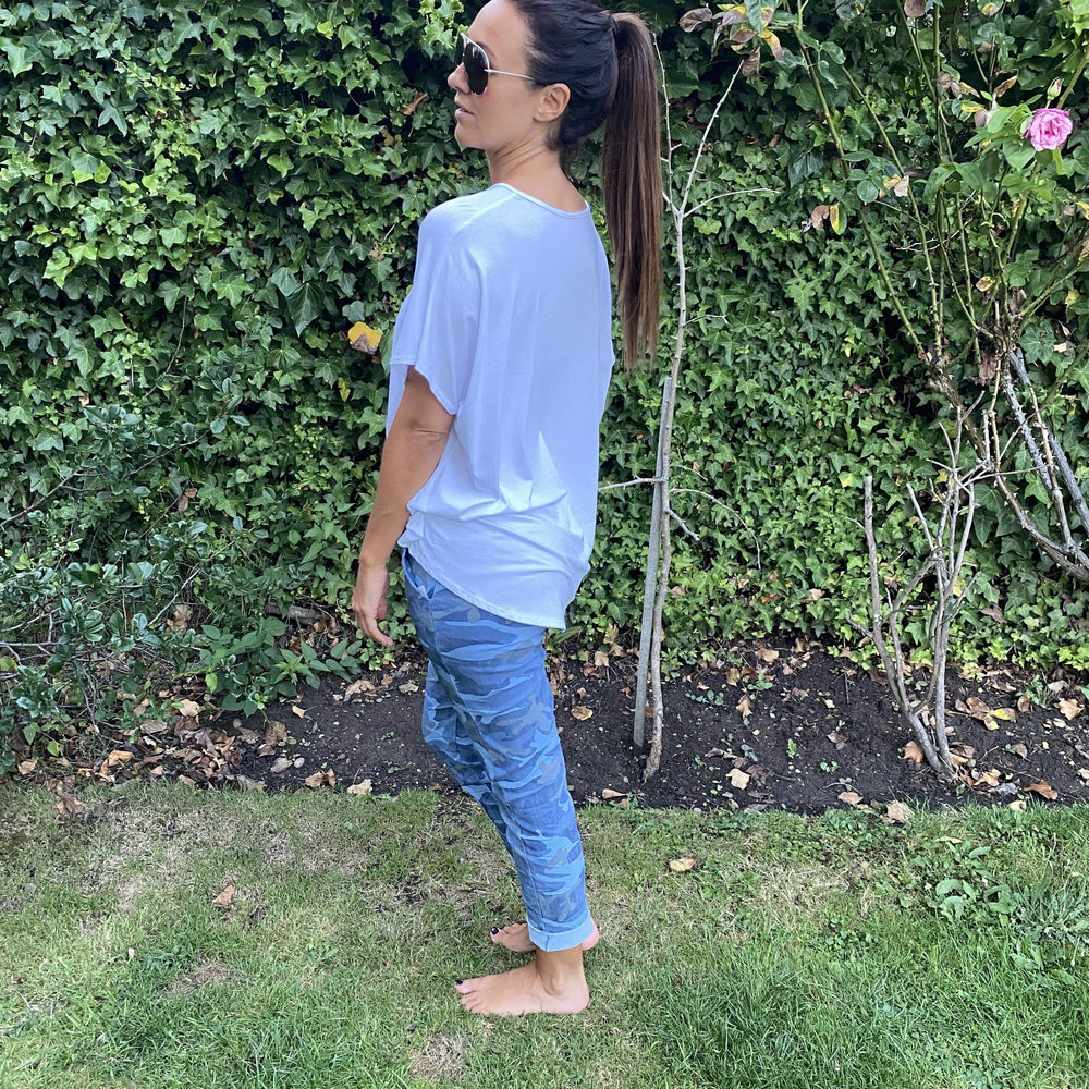 Carli Camo Magic Trousers - Blush Boutique Essex