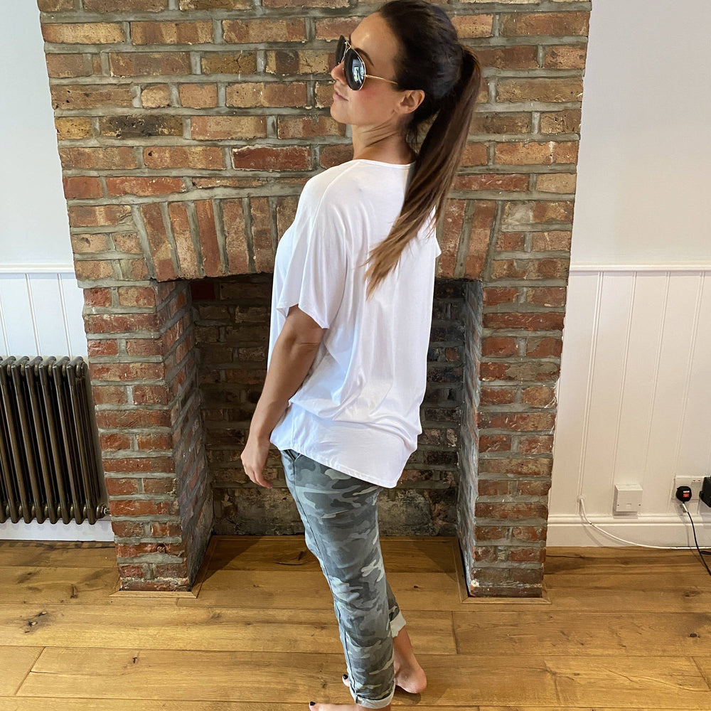 Carli Camo Magic Trousers - Blush Boutique Essex