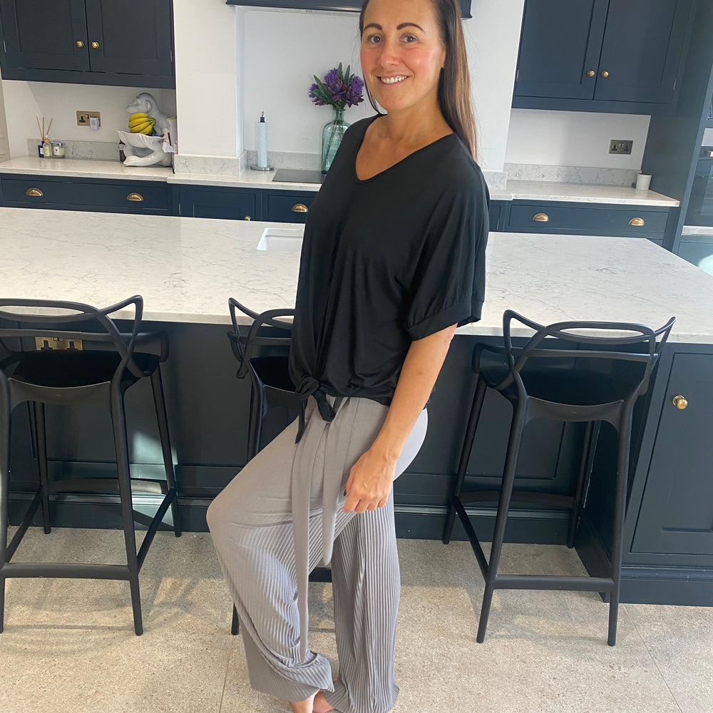 Tammy Pleated Trousers - Blush Boutique Essex