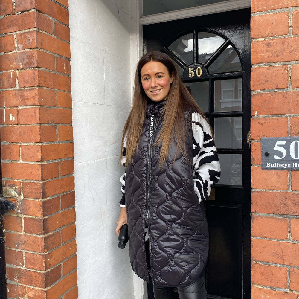 Love Quilted Body Warmer - Blush Boutique Essex