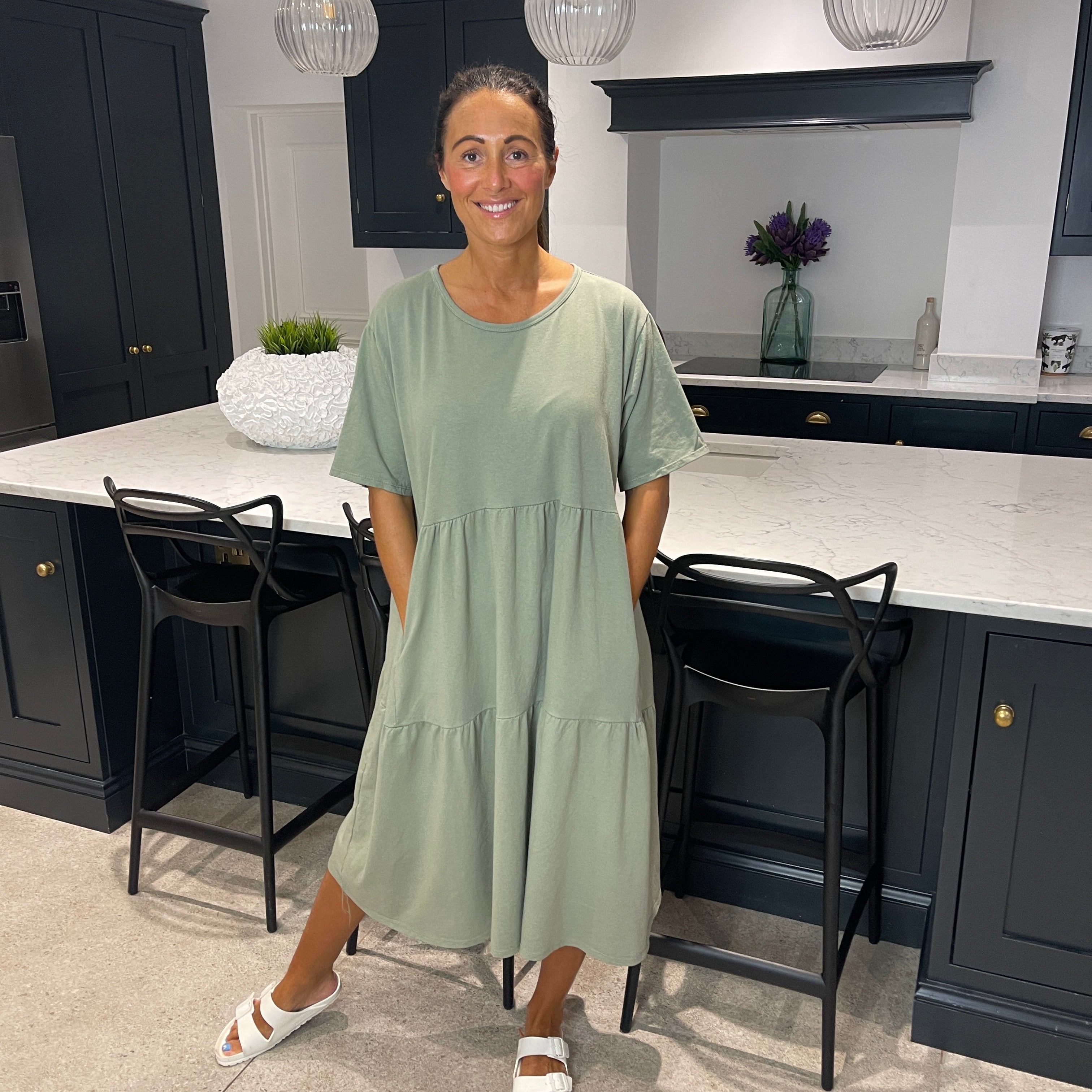 Stella Jersey Dress - Blush Boutique Essex