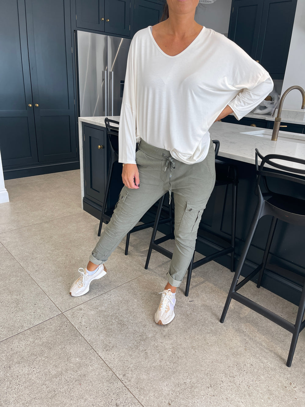 Carli Cargo Magic Trousers - Blush Boutique Essex