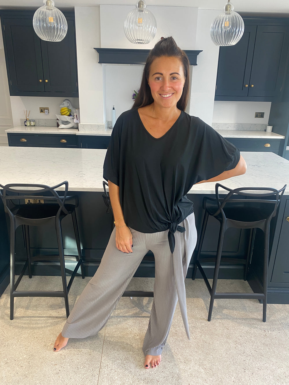 Tammy Pleated Trousers - Blush Boutique Essex