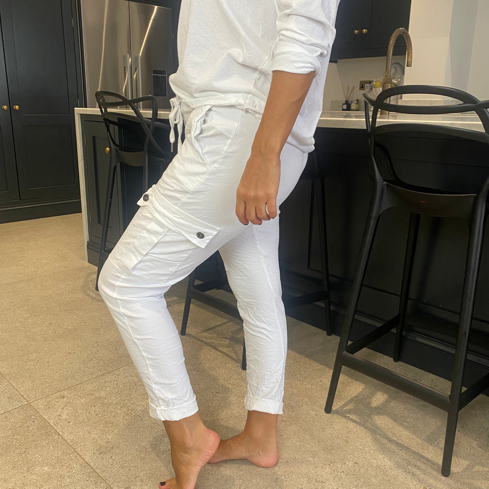 Carli Cargo Magic Trousers - Blush Boutique Essex