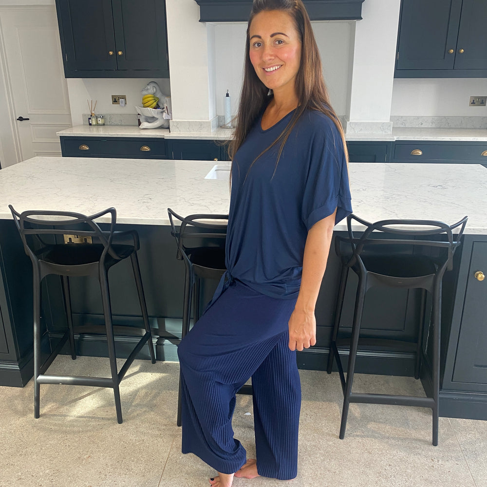 Tammy Pleated Trousers - Blush Boutique Essex