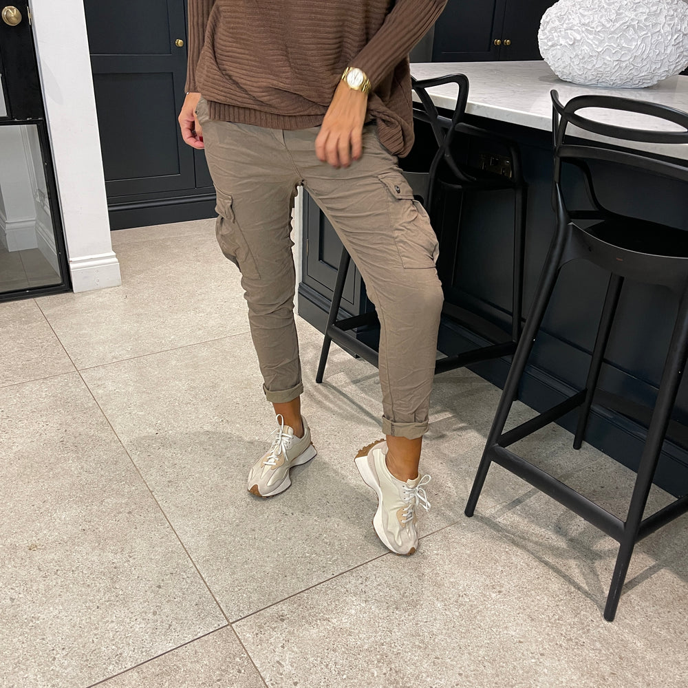 Carli Cargo Magic Trousers - Blush Boutique Essex