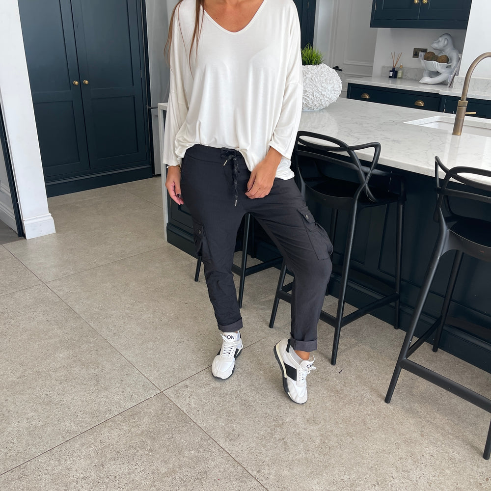 Carli Cargo Magic Trousers - Blush Boutique Essex