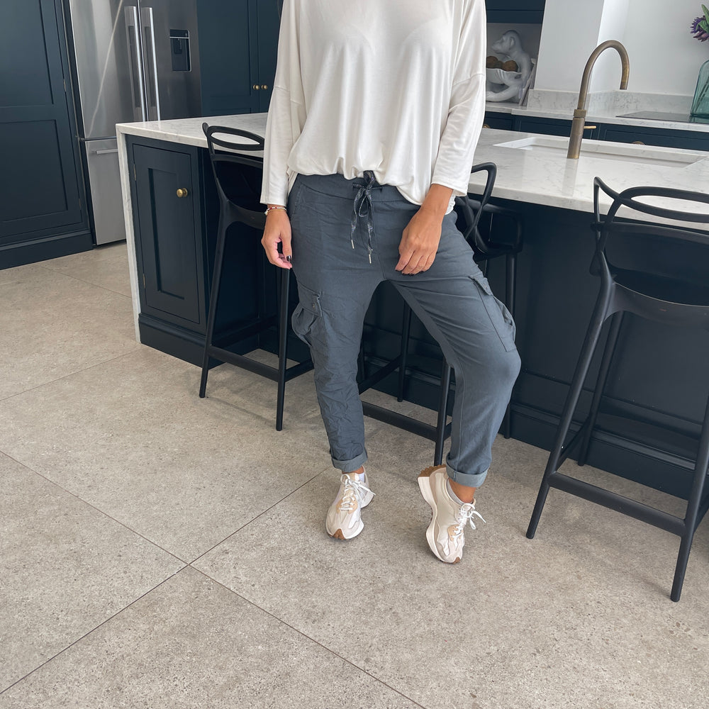 Carli Cargo Magic Trousers - Blush Boutique Essex