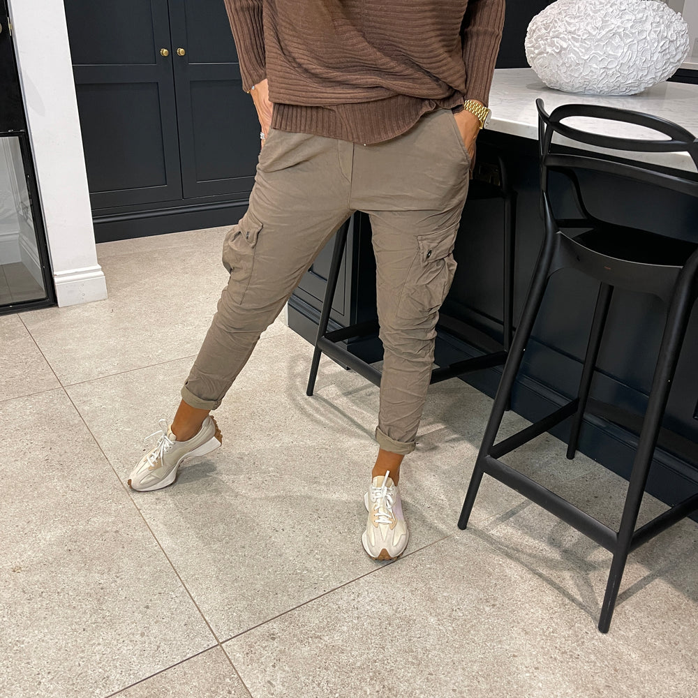 Carli Cargo Magic Trousers - Blush Boutique Essex