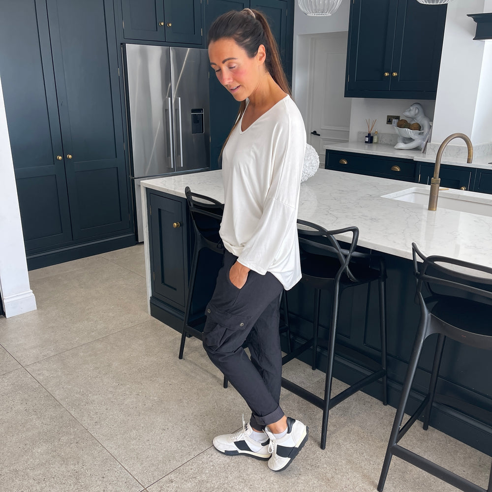 Carli Cargo Magic Trousers - Blush Boutique Essex