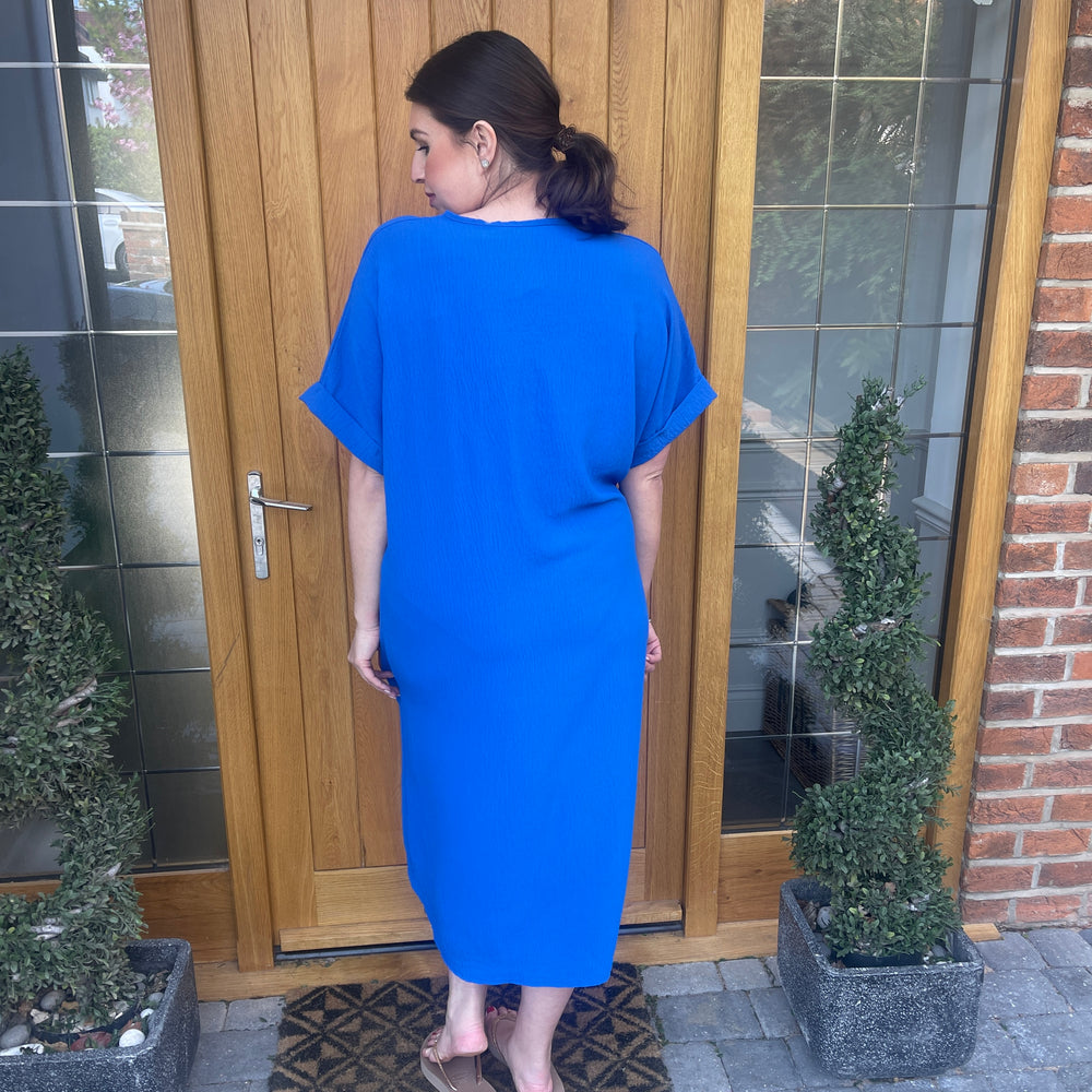 Tiffany Maxi Knot Dress - Blush Boutique Essex