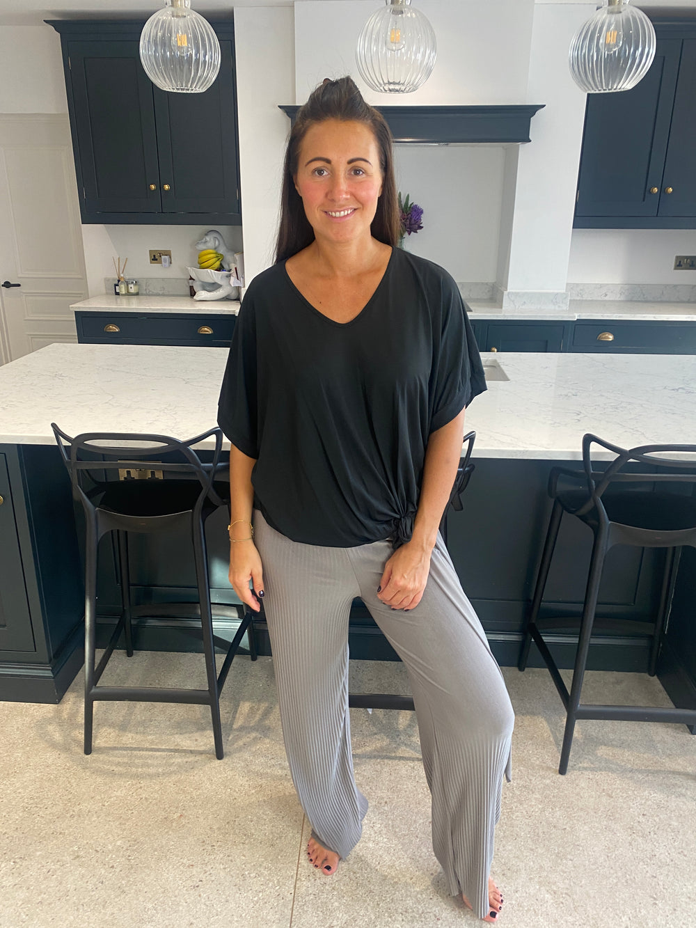 Tammy Pleated Trousers - Blush Boutique Essex