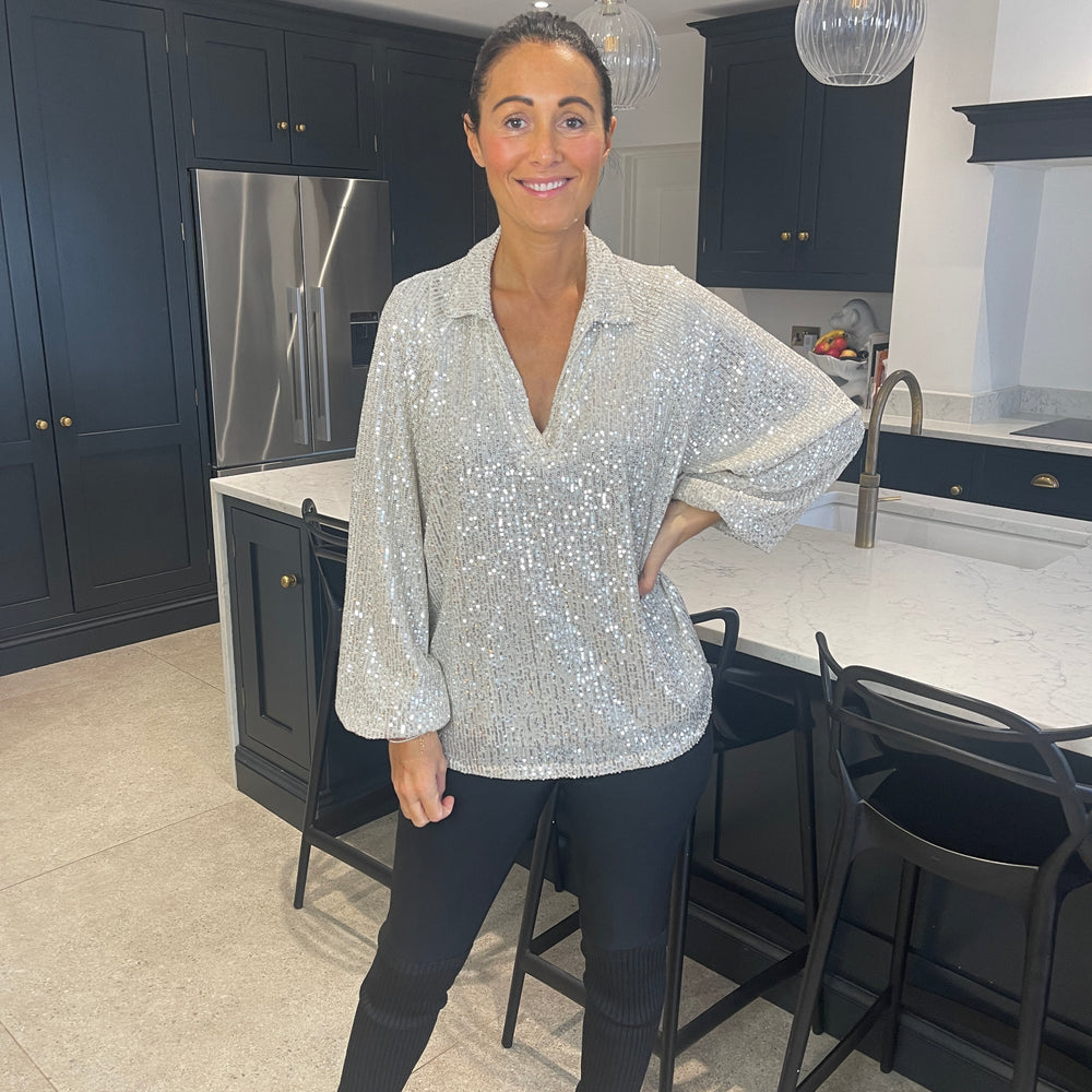 Sunni Sequin Top - Blush Boutique Essex