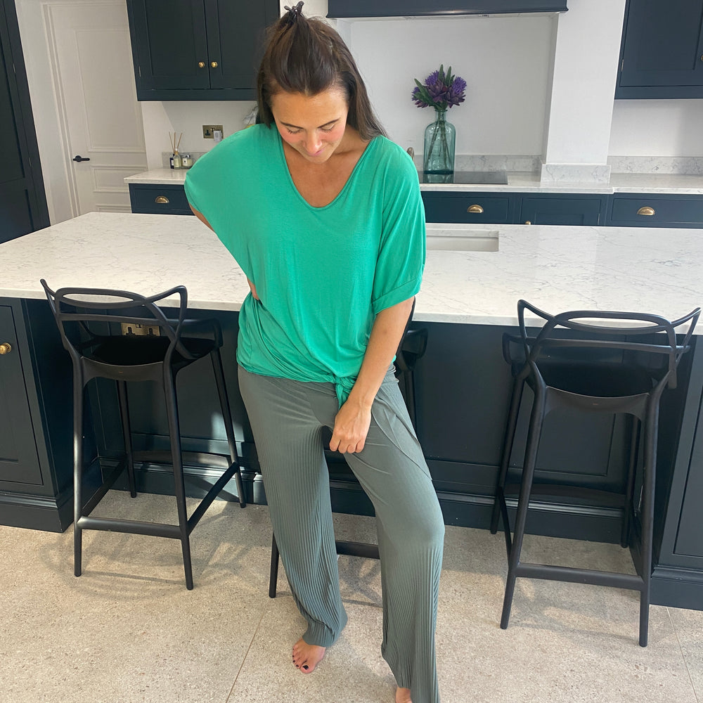 Tammy Pleated Trousers - Blush Boutique Essex