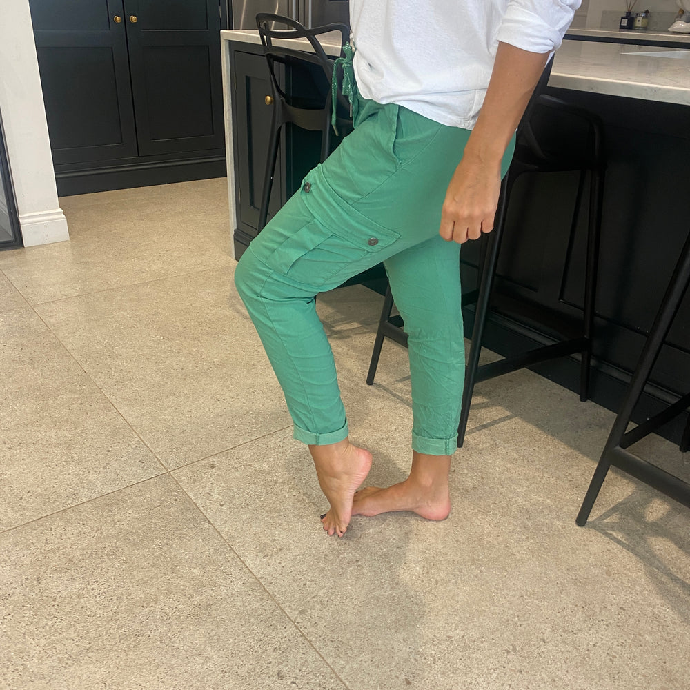 Carli Cargo Magic Trousers - Blush Boutique Essex