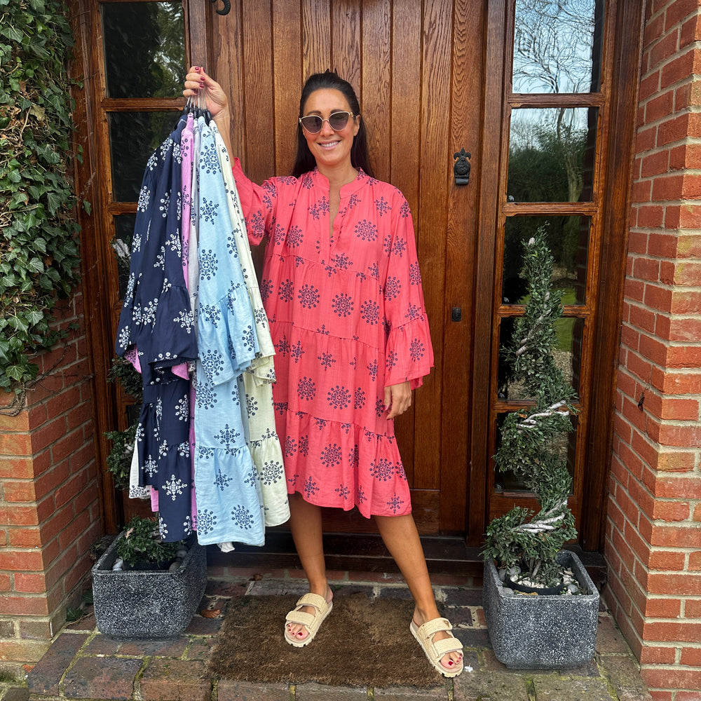 Delilah Swing Dress - Blush Boutique Essex