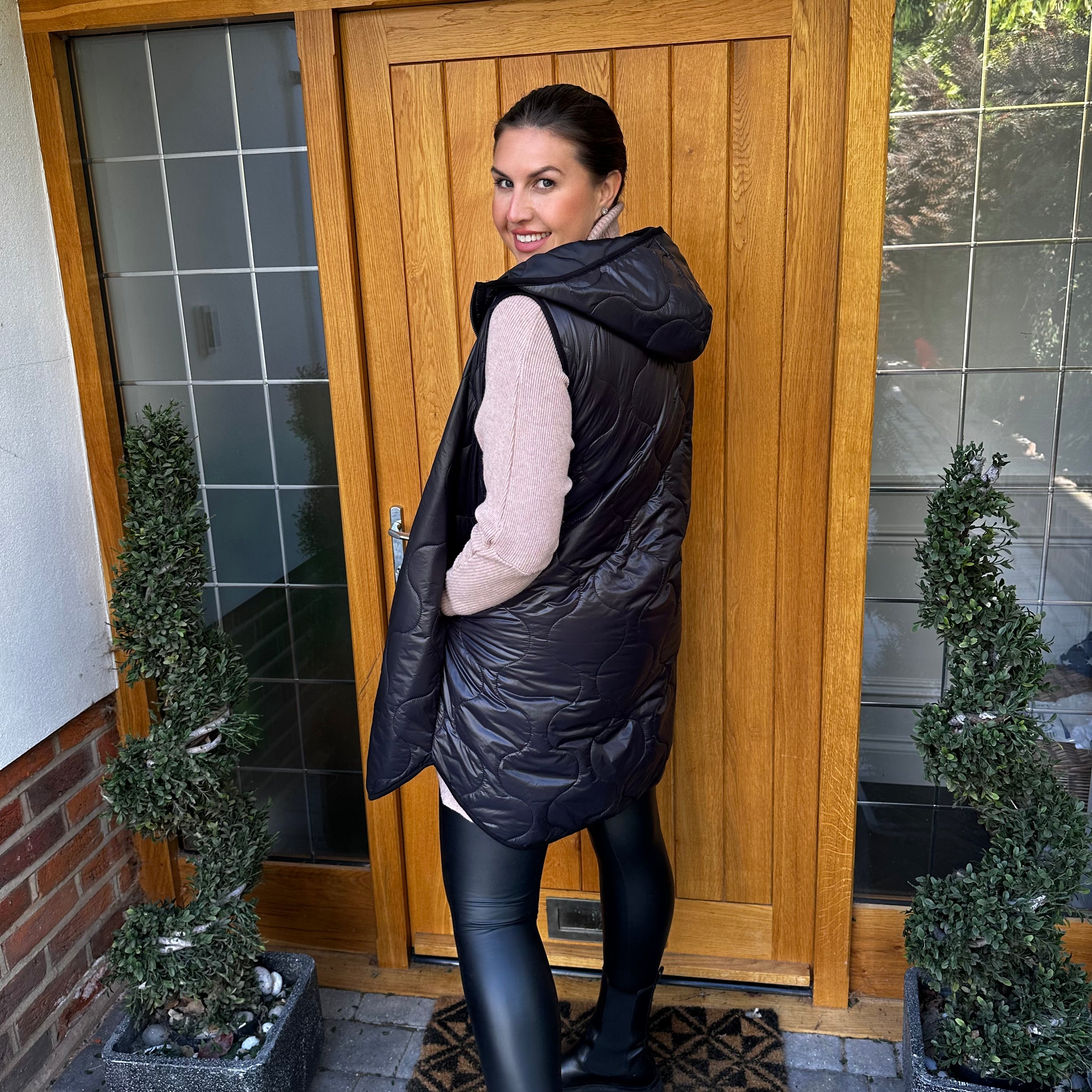 Love Quilted Body Warmer - Blush Boutique Essex