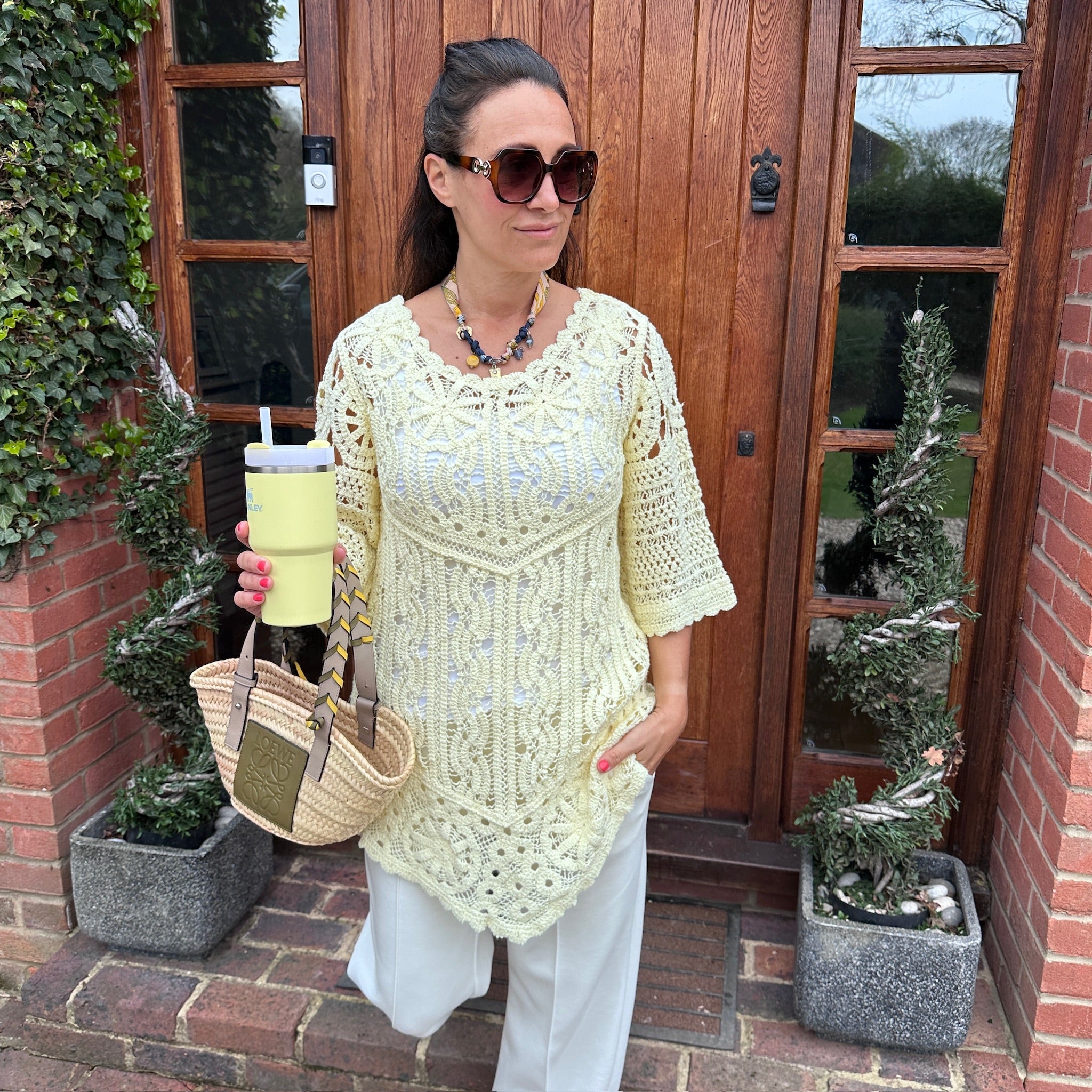 Roman Crochet Top - Blush Boutique Essex